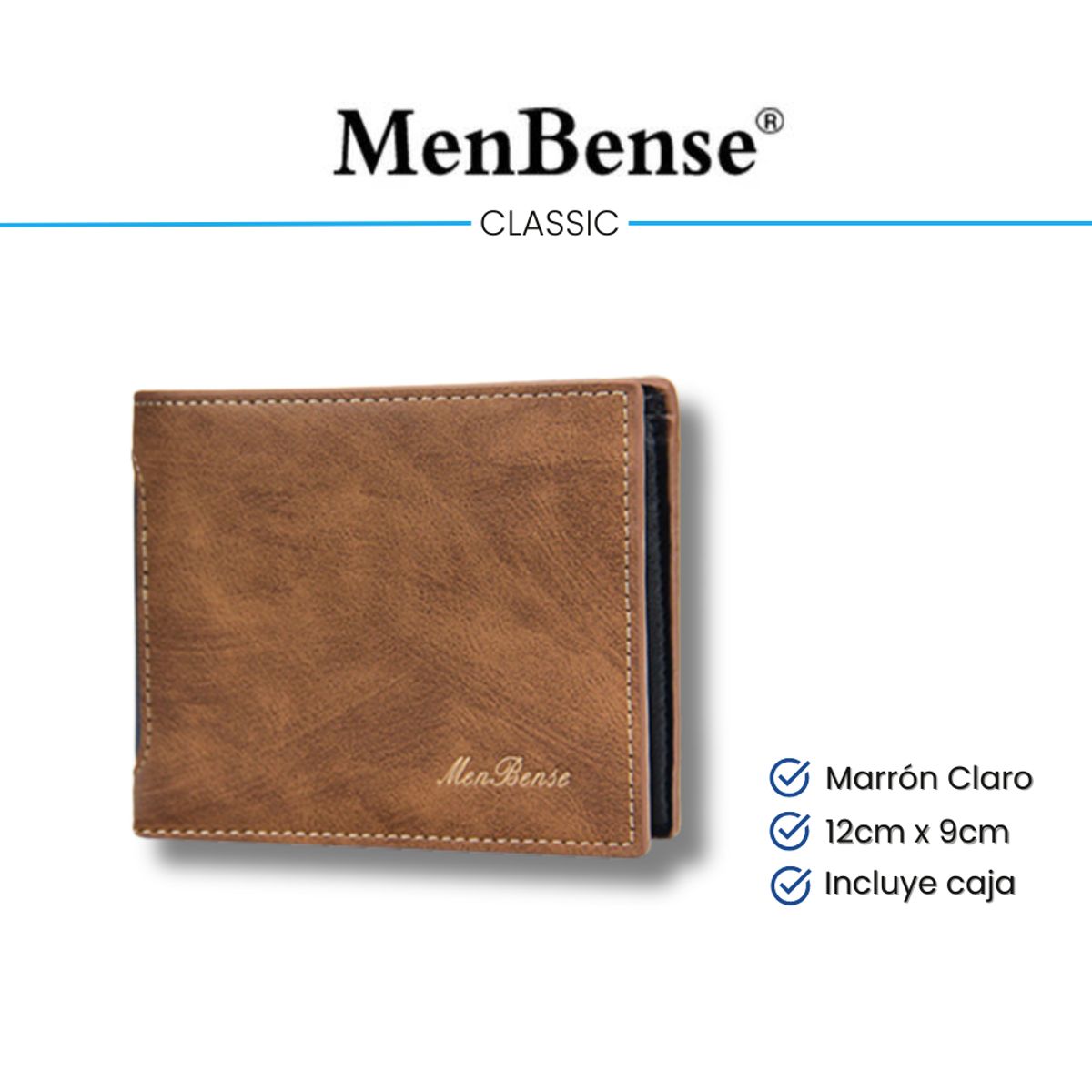 GENERICO - Billetera de cuero Menbense - Elegante