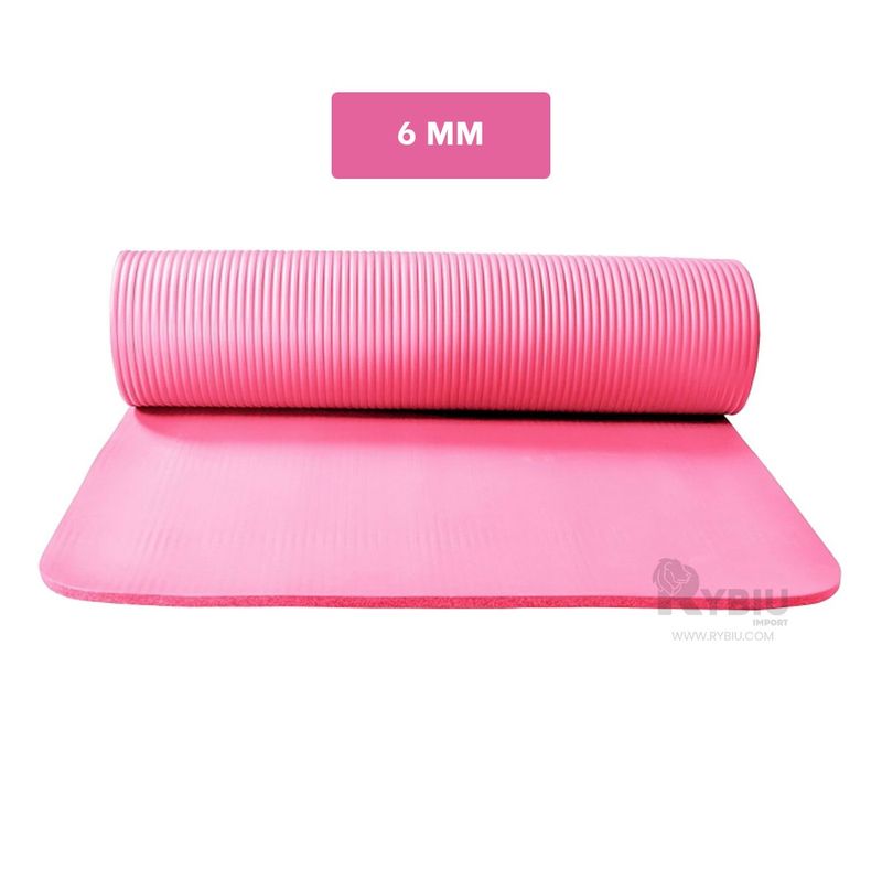 RYBIU IMPORT - Tapete Confortable 6mm de Color Rosado Y+Regalo Agendita