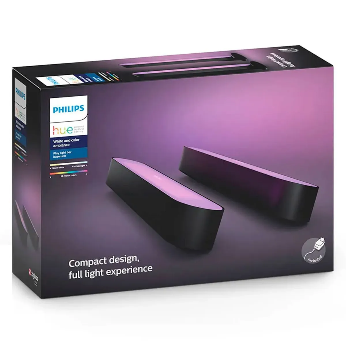 PHILIPS HUE - PHILIPS HUE 915005733901 Kit 2 Lámparas Barras de luz Play 13w