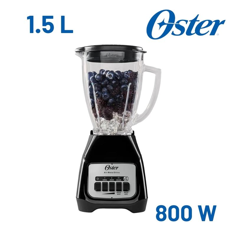 OSTER - Licuadora Oster® 2 velocidades más pulso y vaso de vidrio BLSTKAGBPB