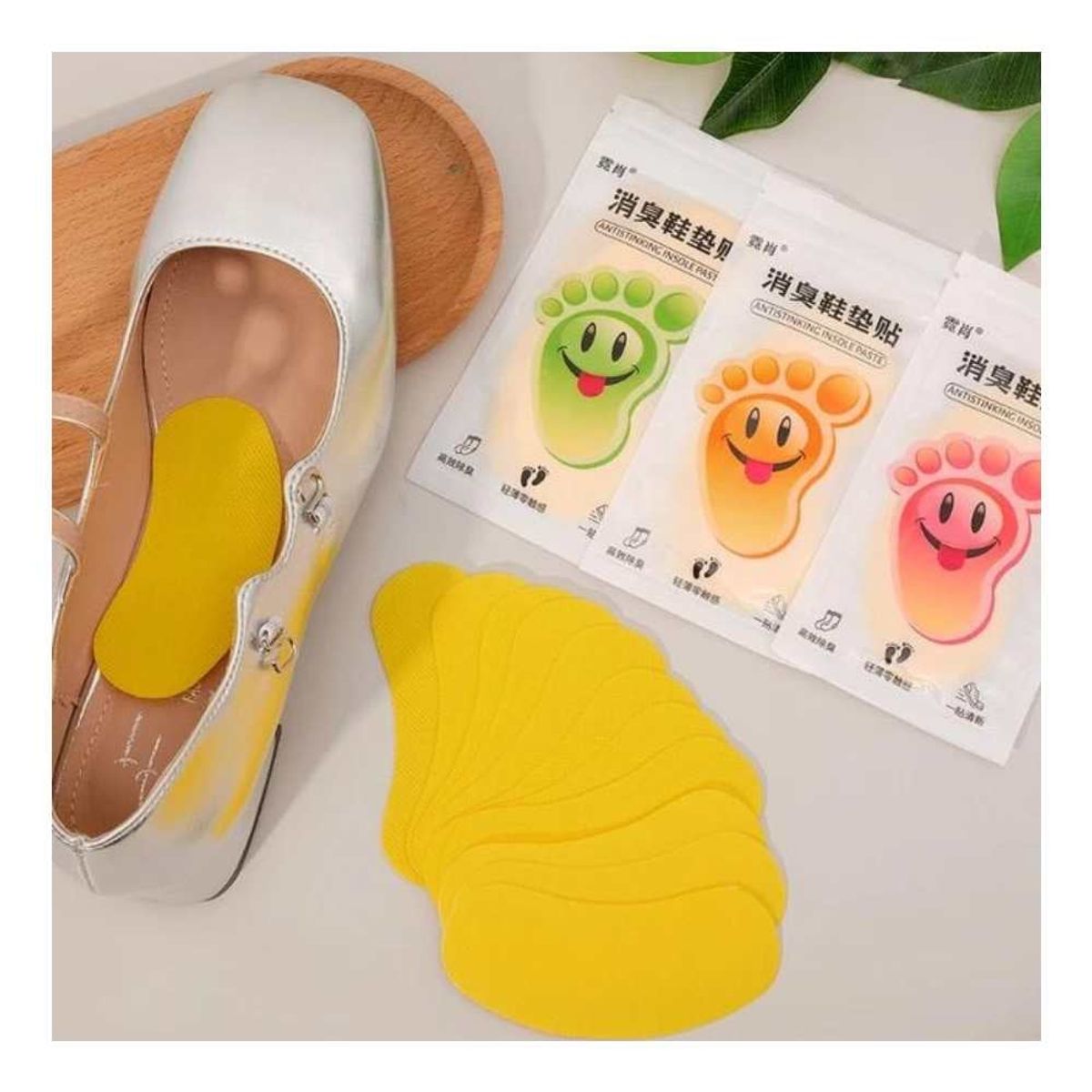 GENERICO - 12 Plantillas y 6 Bolas Desodorante Para Zapatillas