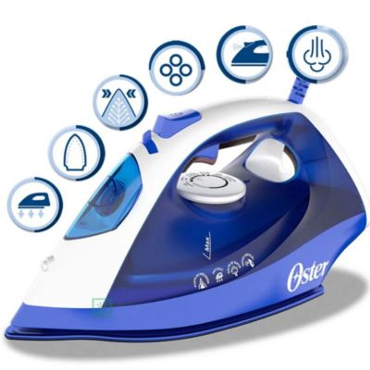 OSTER - Plancha de Vapor Oster con Suela Antiadherente GCSTBS6003