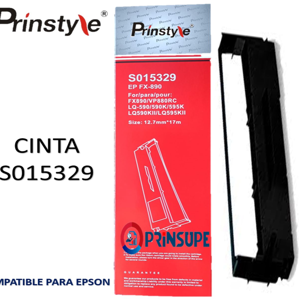 GENERICO - CINTA S015329   FX-890 / LQ-590 PRINSTYLE  FX890 / LQ590 COMPATIBLE