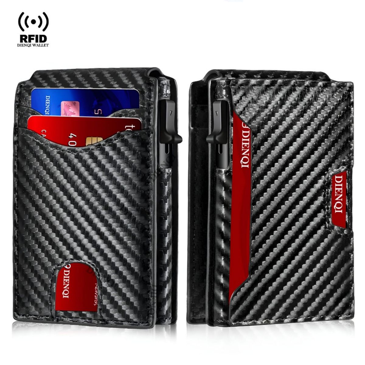 GENERICO - Billetera de hombre Rfid antirrobo