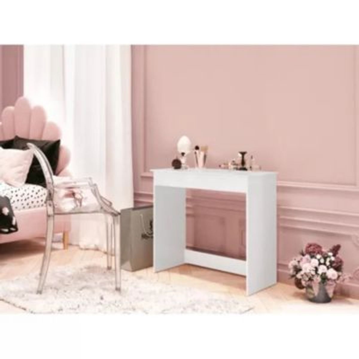 GENERICO - Tocador Práctico Moderno Bella Blanco R&R Muebles