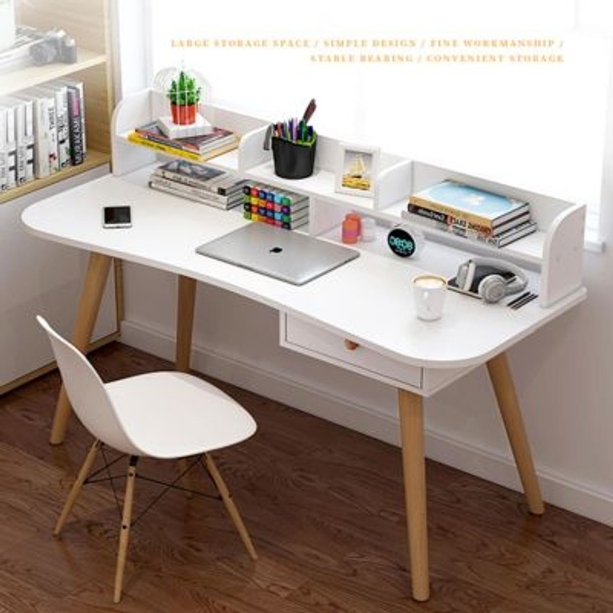 GENERICO - Escritorio Vintage Alessia Blanco R&R MUEBLES