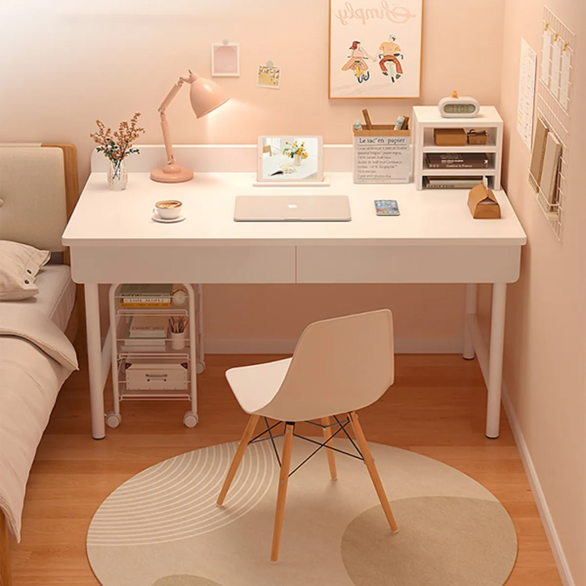 GENERICO - Escritorio Moderno Derek 2 Cajones R&R MUEBLES