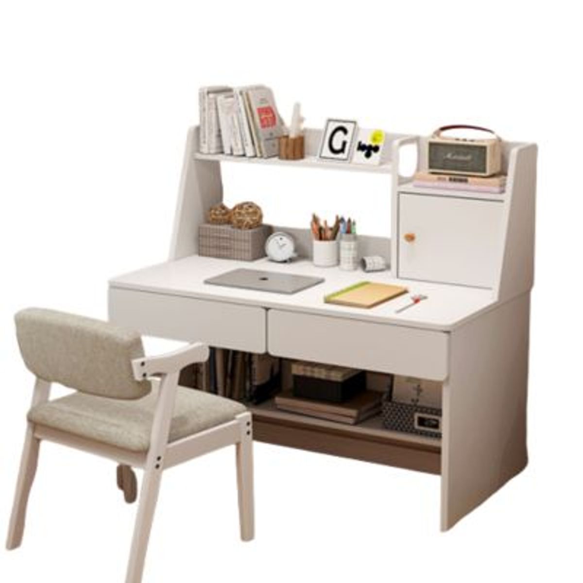 GENERICO - Escritorio Moderno Paula Blanco R&R MUEBLES