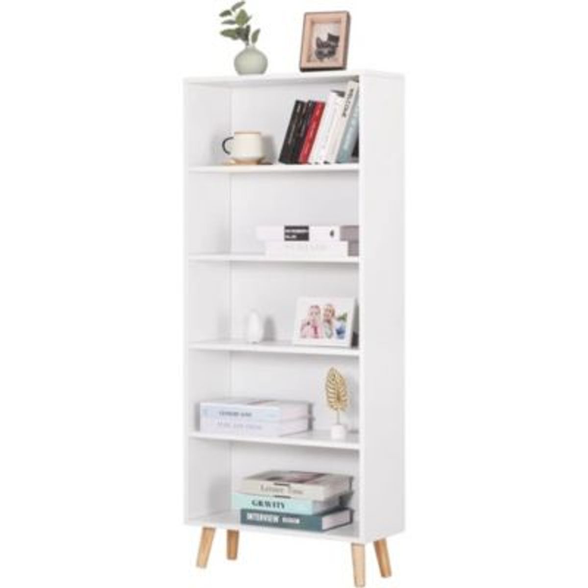 GENERICO - Estante Moderno Hiro Blanco R&R MUEBLES