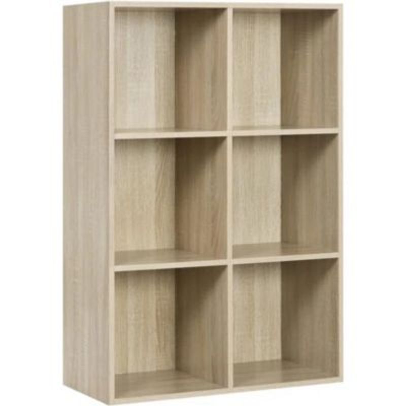 GENERICO - Estante Moderno Kyou 6 Compartimientos R&R MUEBLES