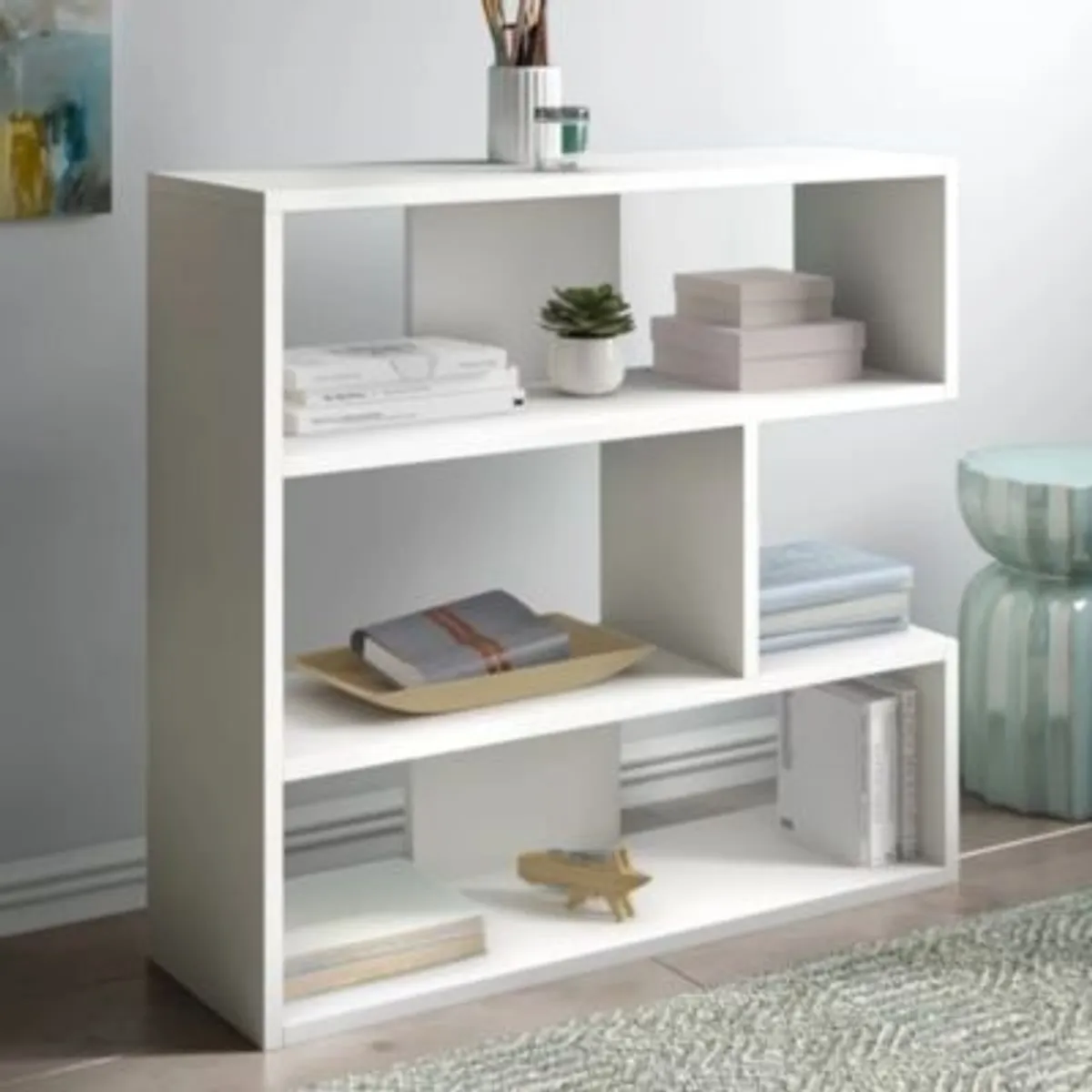 GENERICO - Estante Moderno Tohru Blanco R&R MUEBLES