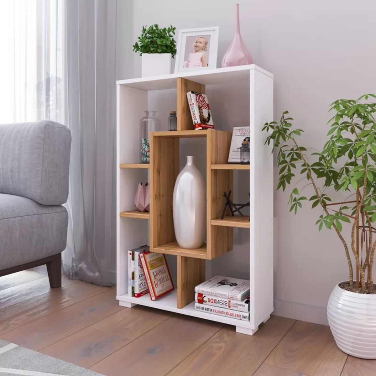 GENERICO - Estante Moderno Molly BlancoDuna R&R MUEBLES