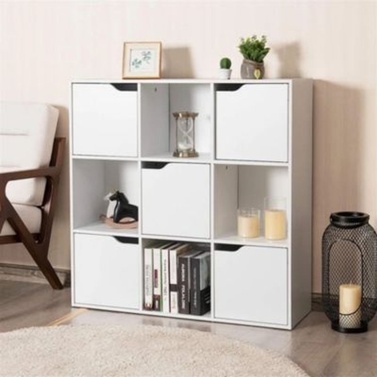 GENERICO - Estante Moderno Iroh Blanco R&R MUEBLES