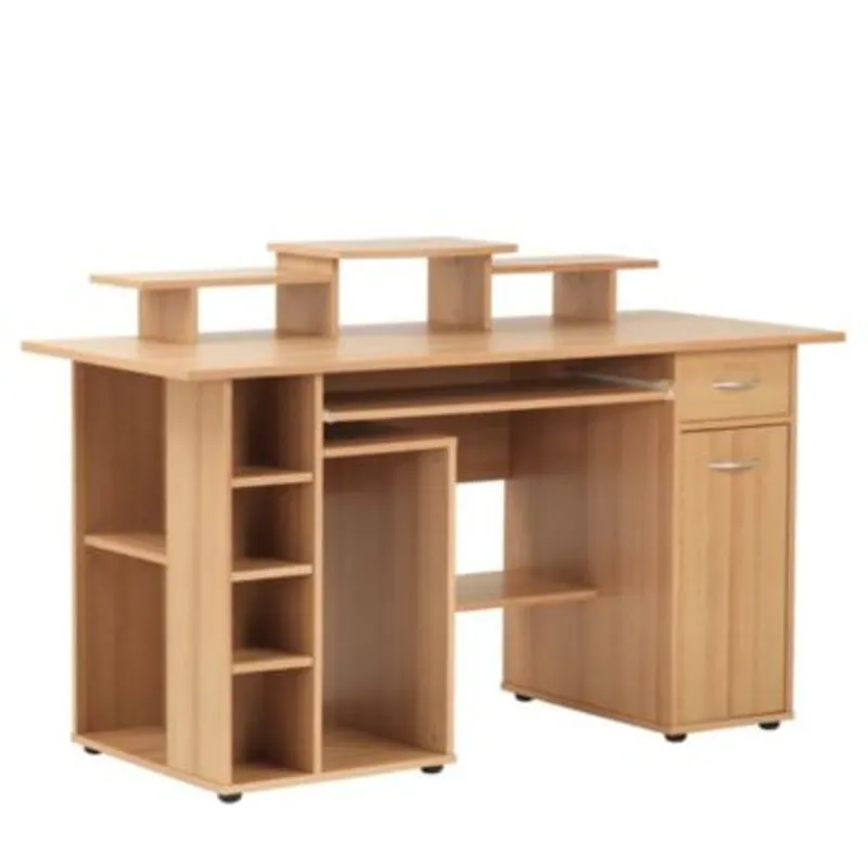 GENERICO - Escritorio Moderno Natch con Multiples Compartimientos R&R MUEBLES