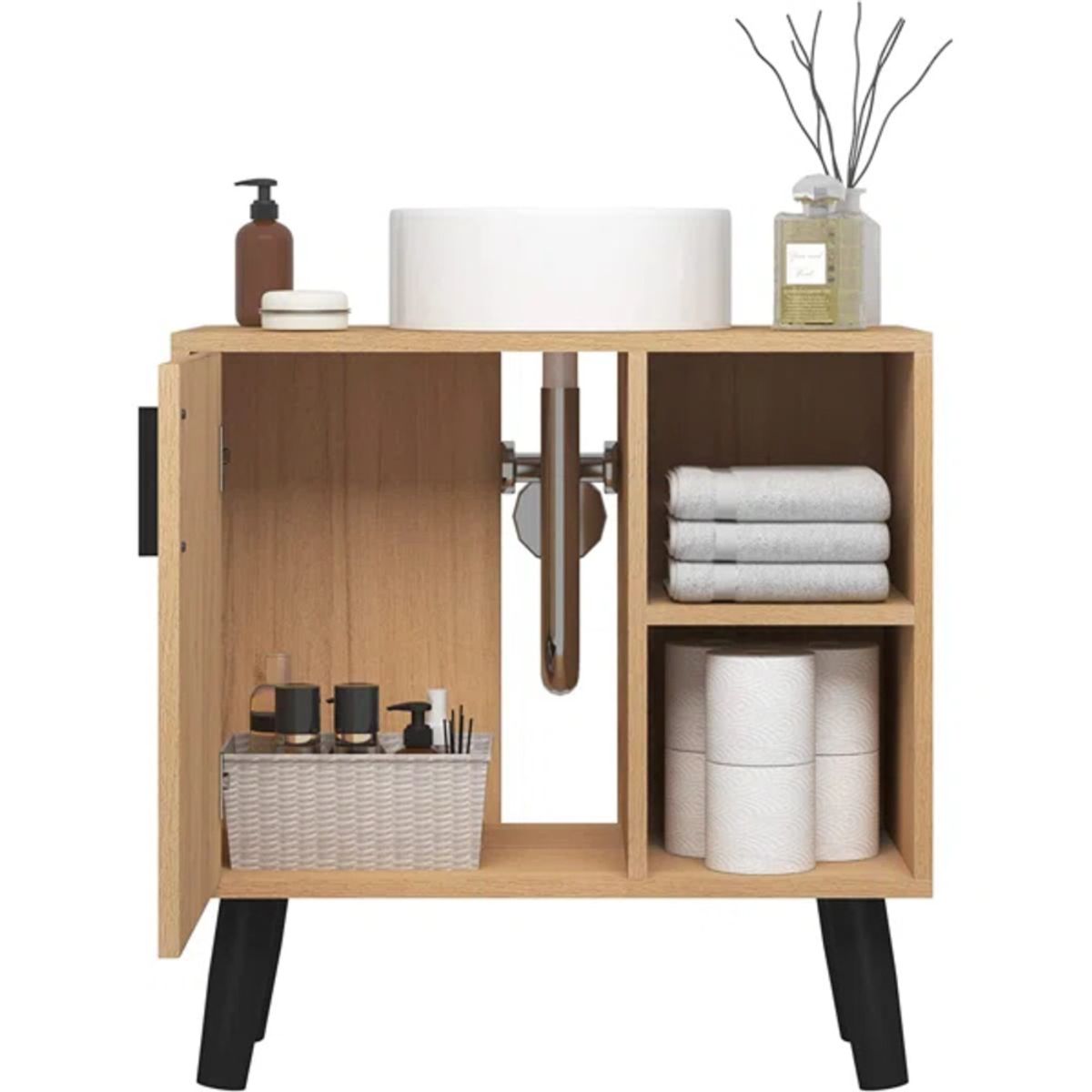 GENERICO - Mueble Inferior de Lavadero Tsume Marrón R&R MUEBLES