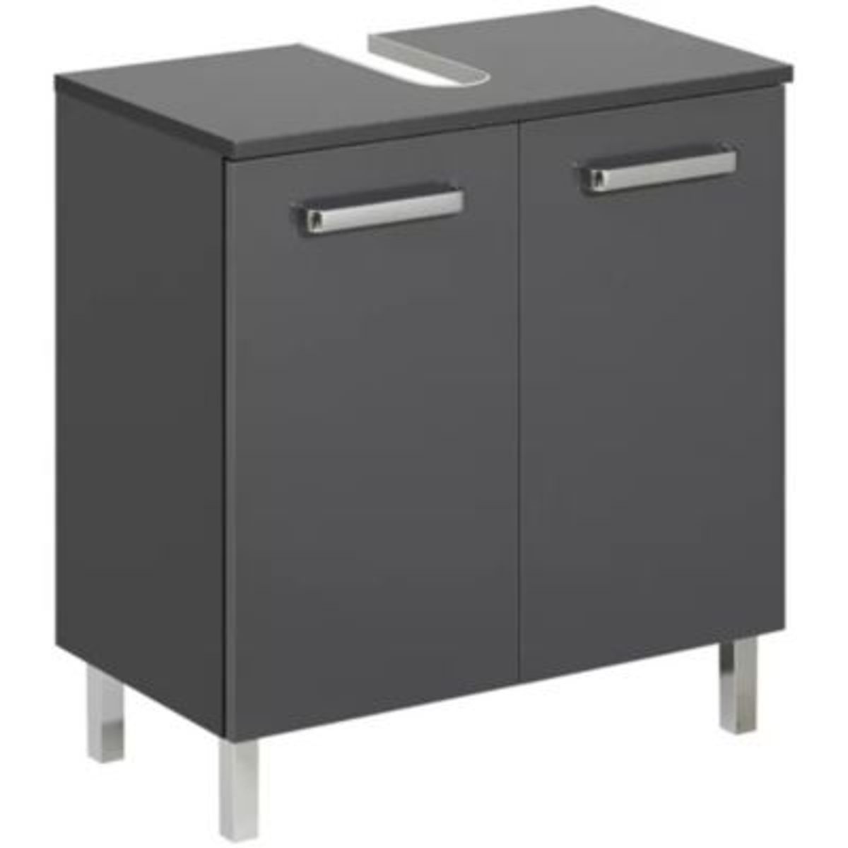 GENERICO - Mueble Inferior de Lavadero Hubb Negro R&R MUEBLES