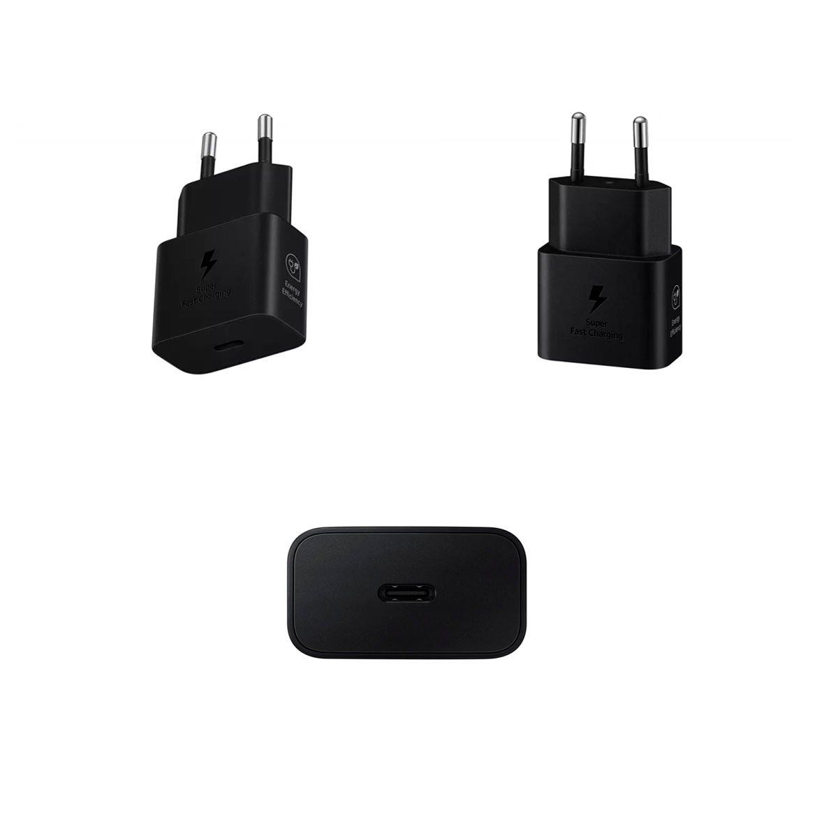 SAMSUNG - Adaptador Gan para Samsung A53 Original de 25W Negro