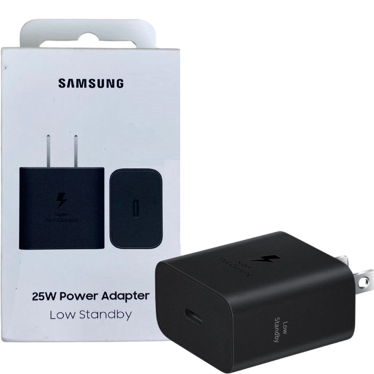 SAMSUNG - Adaptador Gan para Samsung A34 Original de 25W Negro