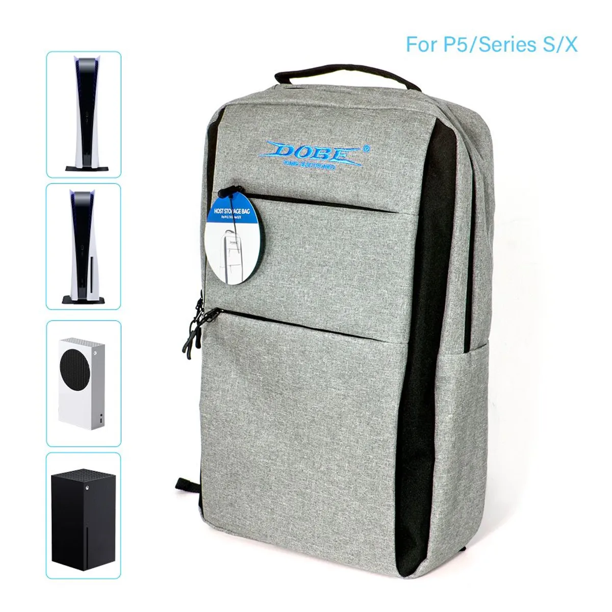 DOBE - Mochila de Viaje Compatible con PlayStation 5