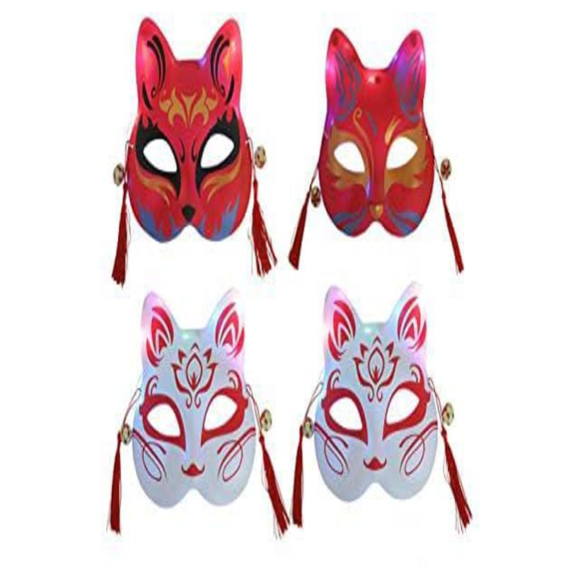 GENERICO - ANTIFAZ GATO JAPONES HALLOWEEN