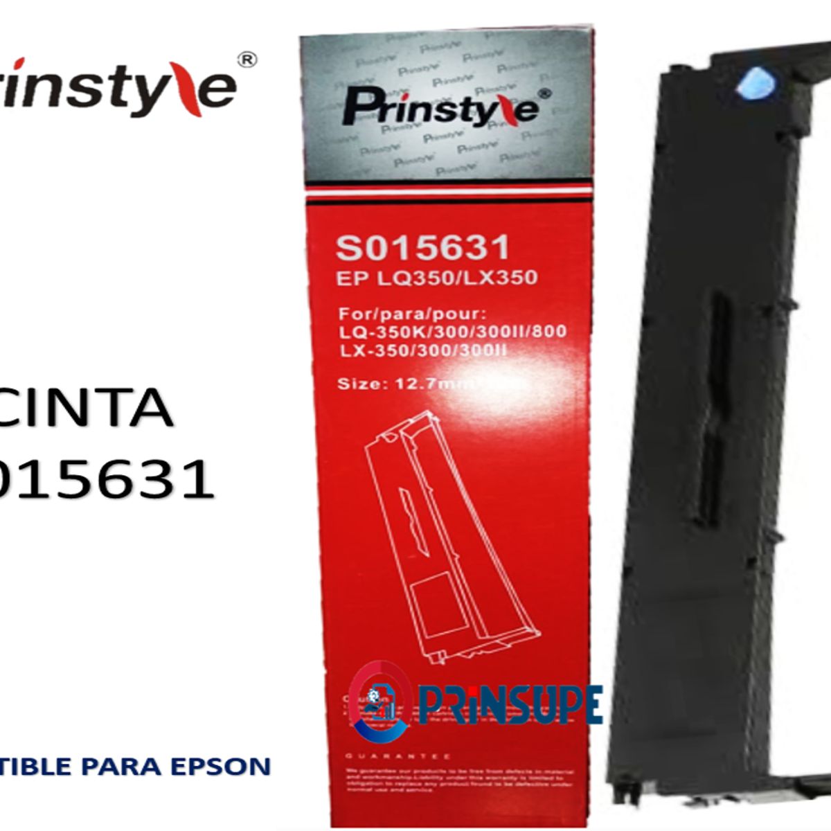 GENERICO - CINTA S015631  LX-350 / LX-300 / LX-300II / LQ350 PRINSTYLE COMPATIBLE