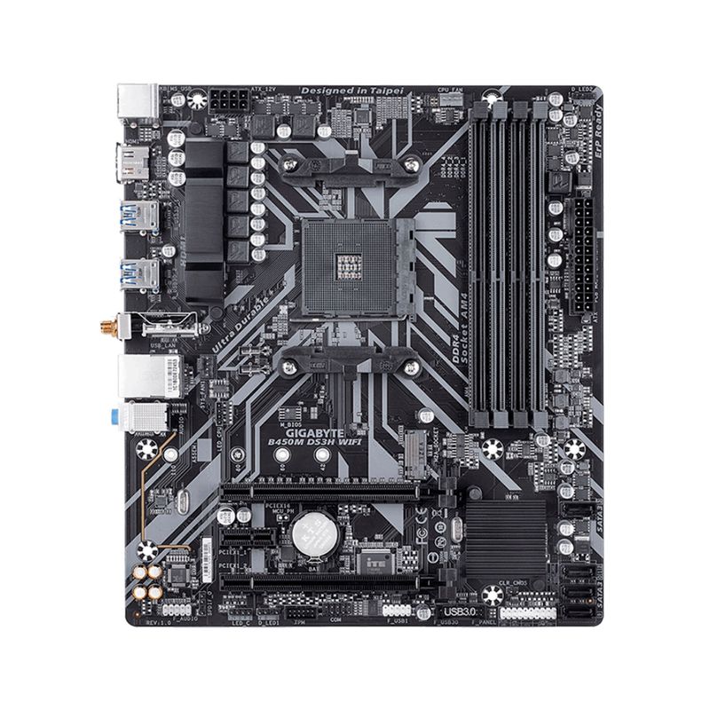 GIGABYTE - PLACA BASE GIGABYTE B450M DS3H WIFI AMD AM4 PN MBGBB450MDS3HWF
