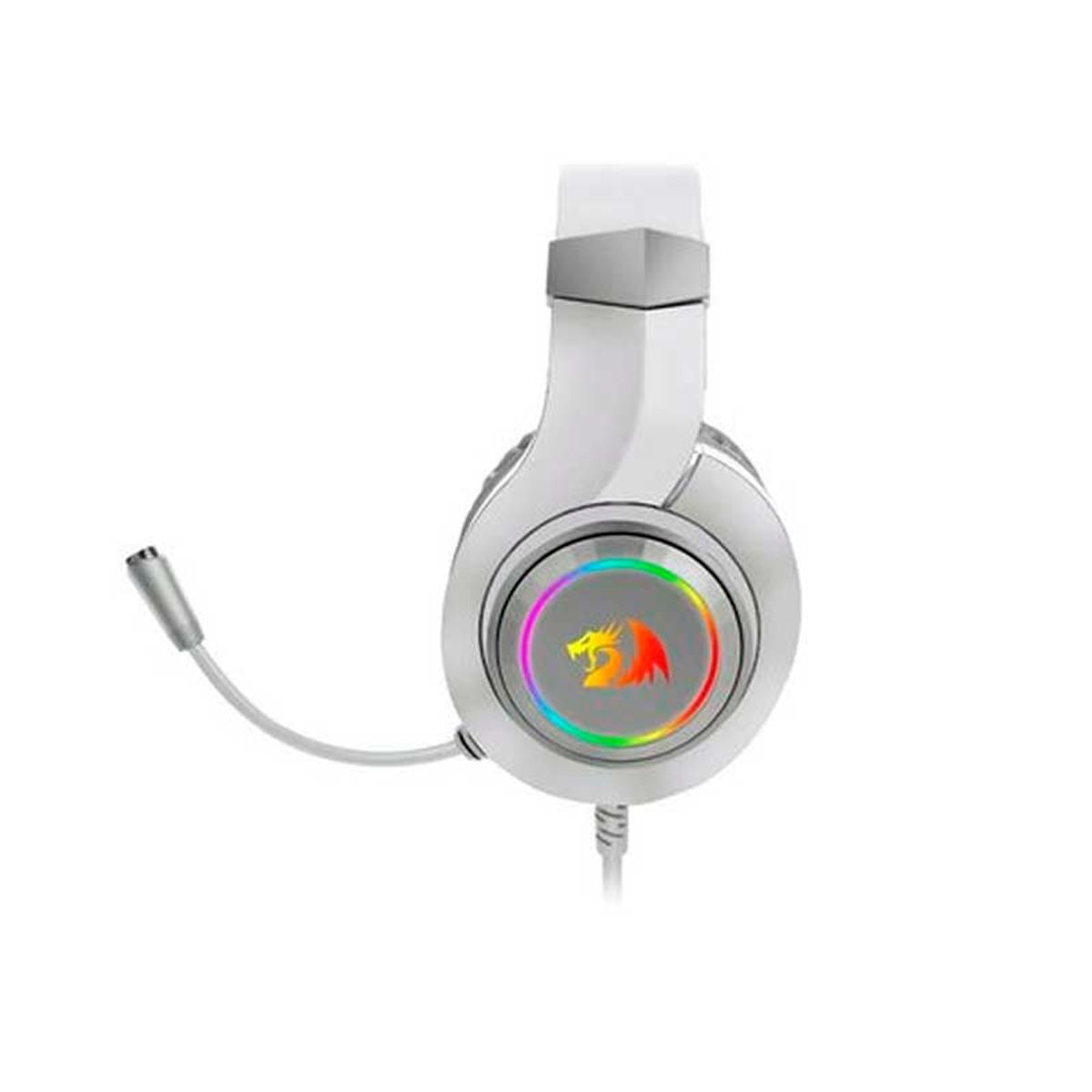 REDRAGON - AUDIFONOS REDRAGON HYLAS H260 RGB BLANCO