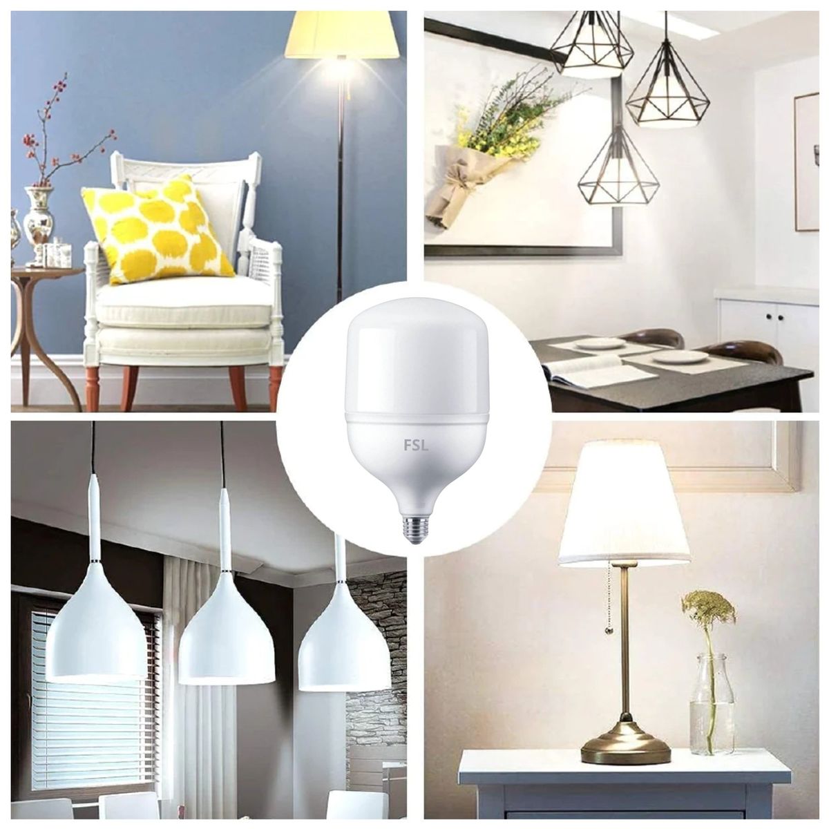 UYUSTOOLS - Foco led 30W POTENCIA luz blanco foco FSL PACK 3 UNIDADES