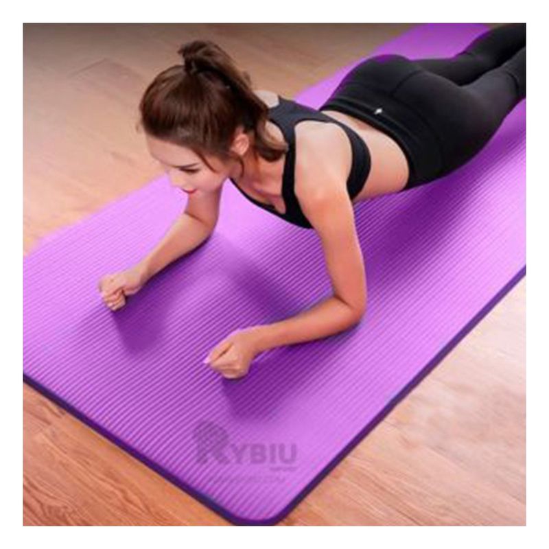 RYBIU IMPORT - Mat Goma Eva Antideslizante 8mm Fit de Color Lila