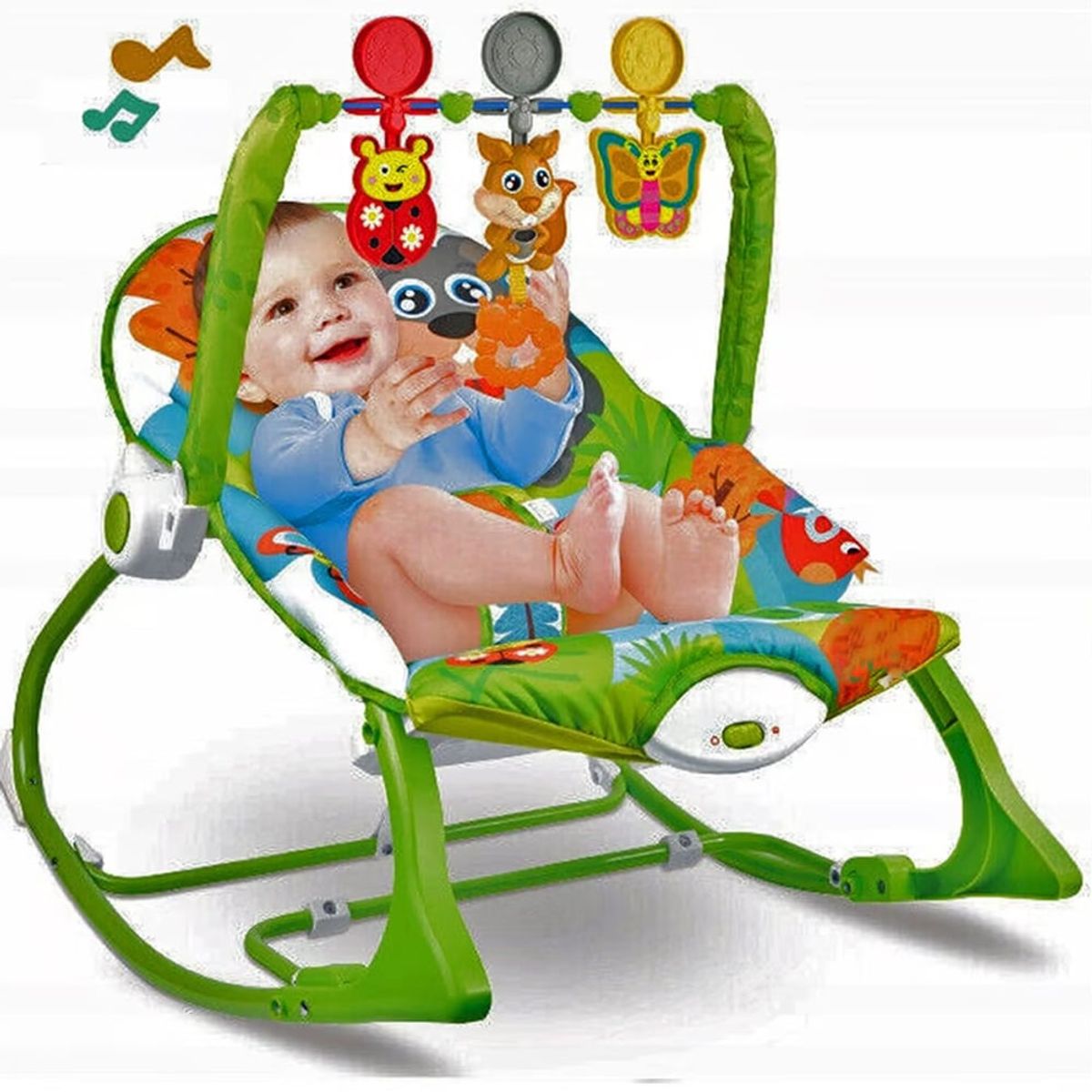 GENERICO - Silla Mecedora Vibradora Musical MULTITOYS Ardilla