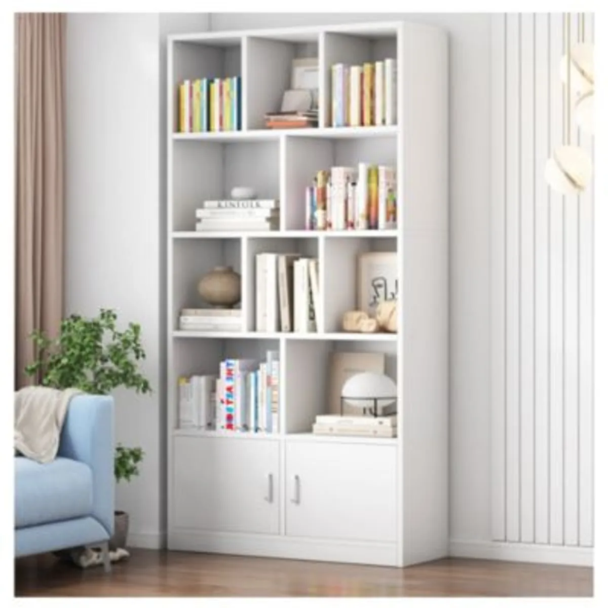 GENERICO - Estante Moderno Selka Blanco R&R MUEBLES