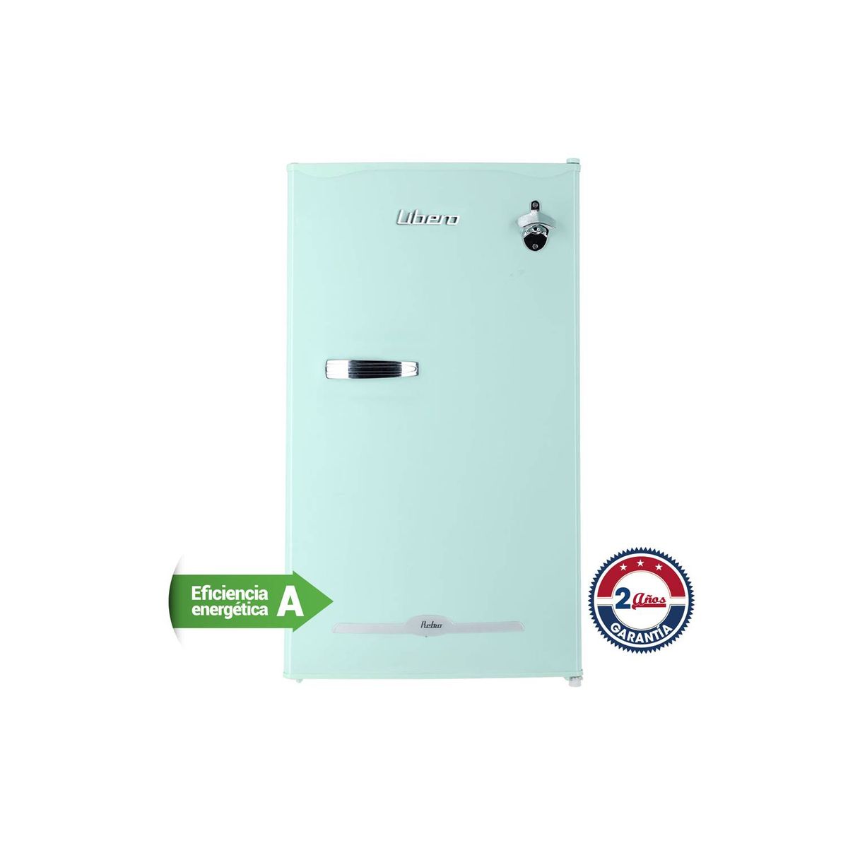 LIBERO - Frigobar Retro 91l Menta LFB-90M Libero