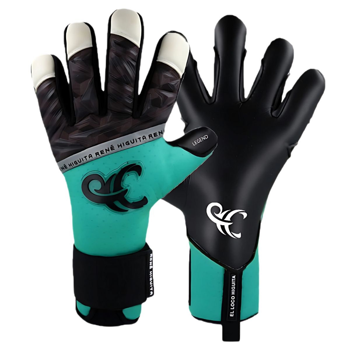 ELITE KEEPERS - Guantes de Arquero Gama Profesional Modelo René Higuita Legend Hybrid