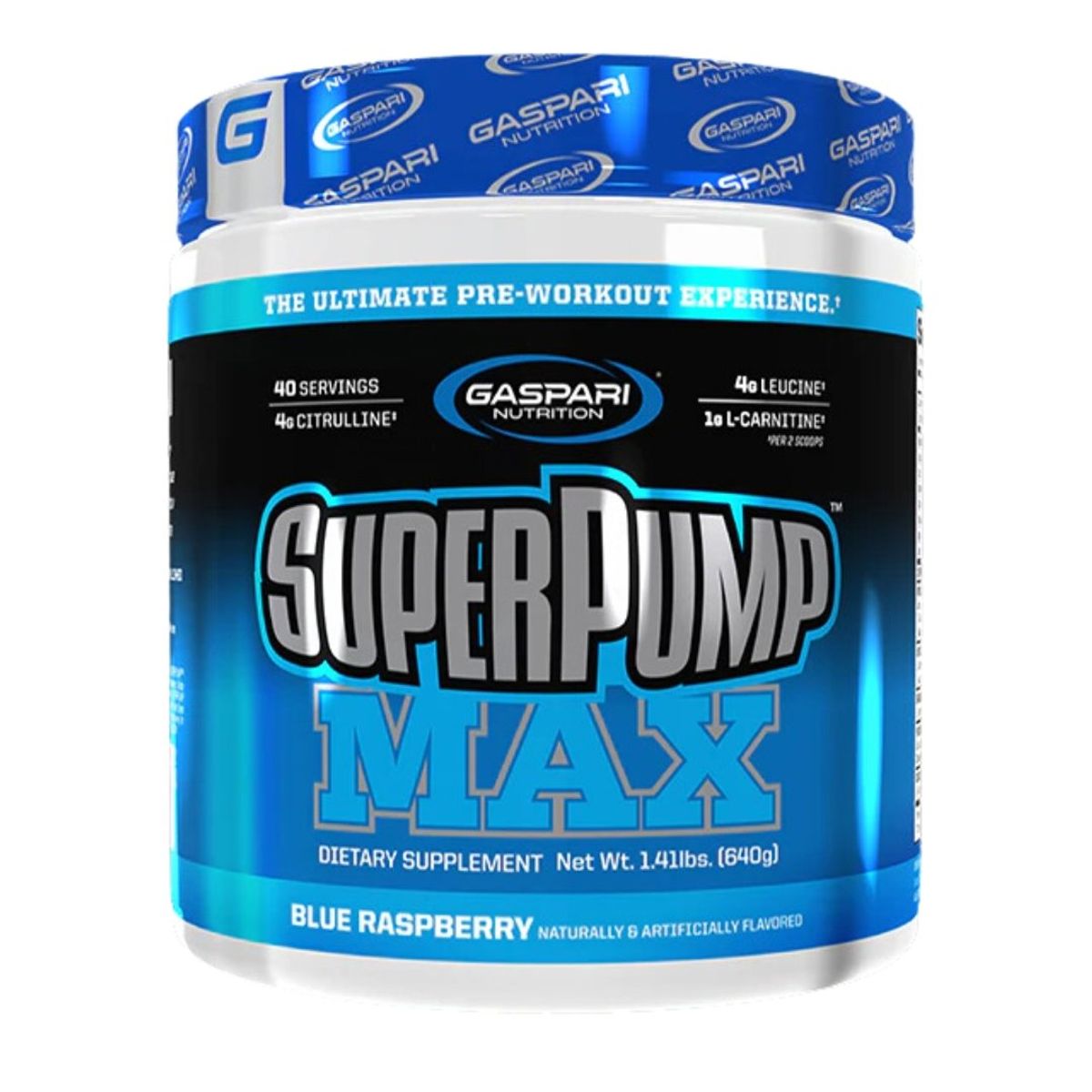 GASPARI NUTRITION - PRE ENTRENO SUPER PUMP MAX 40 SERV GASPARI