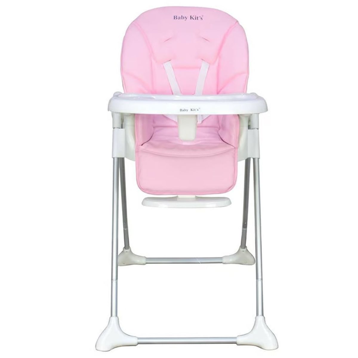 BABY KITS - Silla de Comer ELEGANT Regulable Reclinable y Plegable rosa