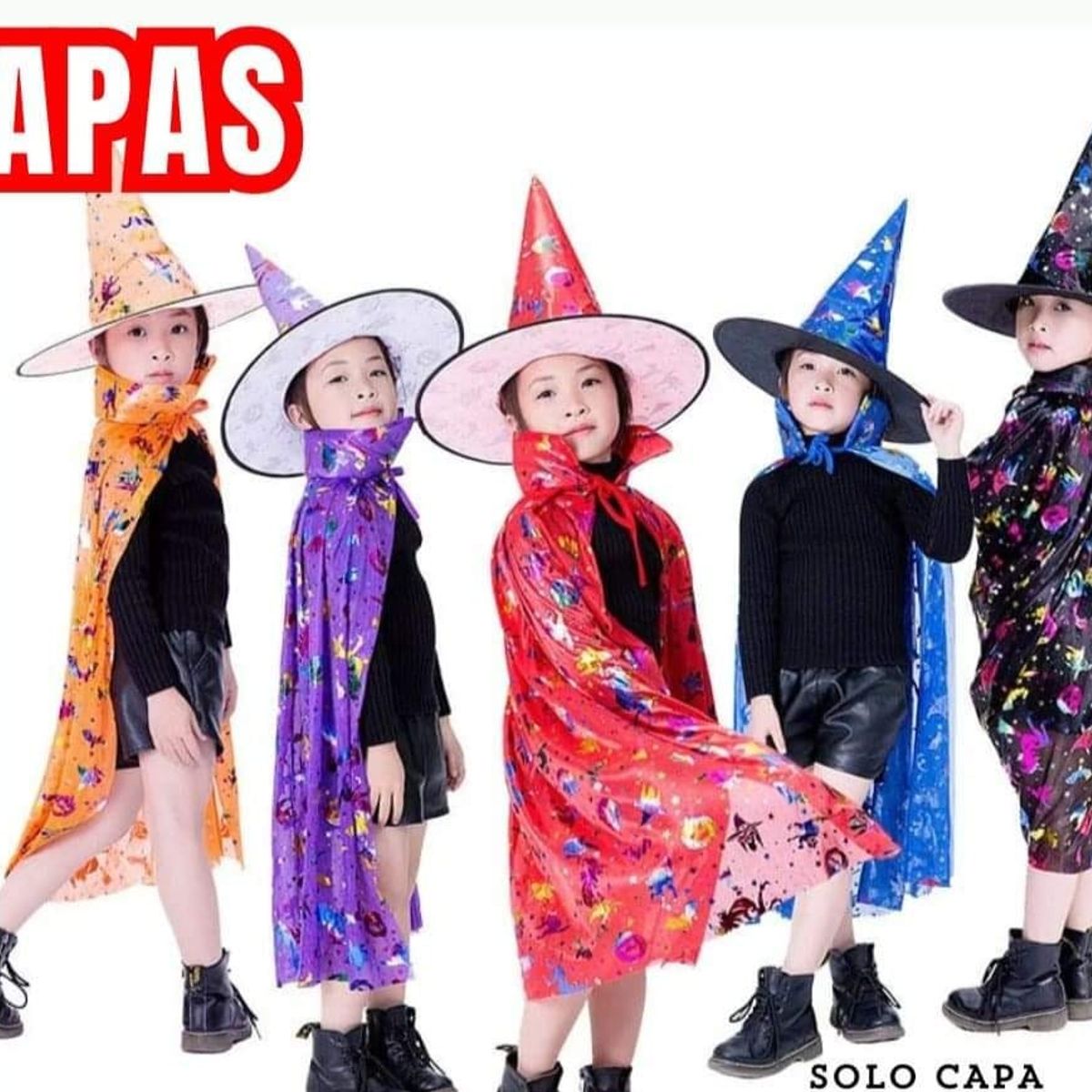 GENERICO - CAPAS DE BRUJA Halloween