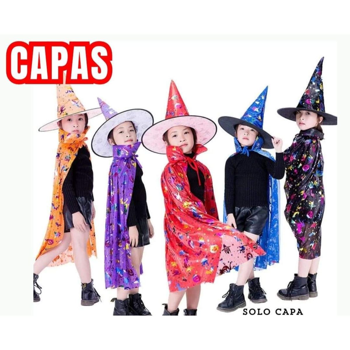 GENERICO - CAPAS DE BRUJA Halloween