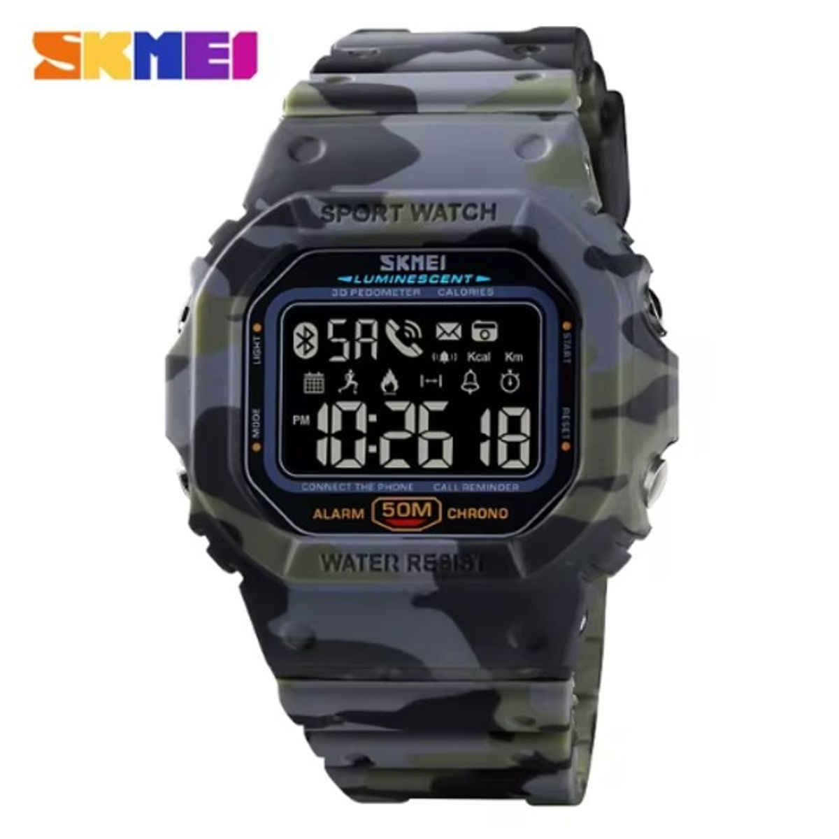 SKMEI - Reloj Digital pulsera SKMEI 1629 con Bluetooth