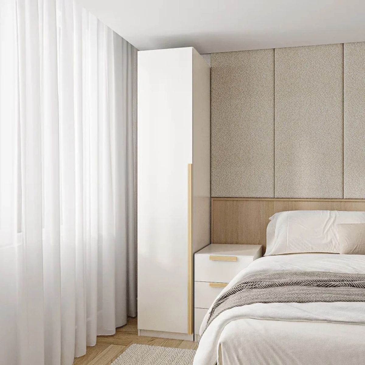 GENERICO - Ropero Moderno Ignor Blanco R&R MUEBLES