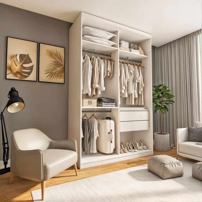GENERICO - Ropero Moderno Loire Blanco R&R MUEBLES