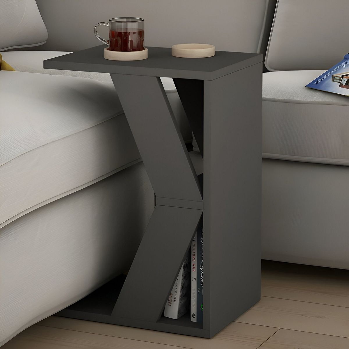 73 EXPERIENCE - Mesa Auxiliar Blawi Color Plomo 73 Experience