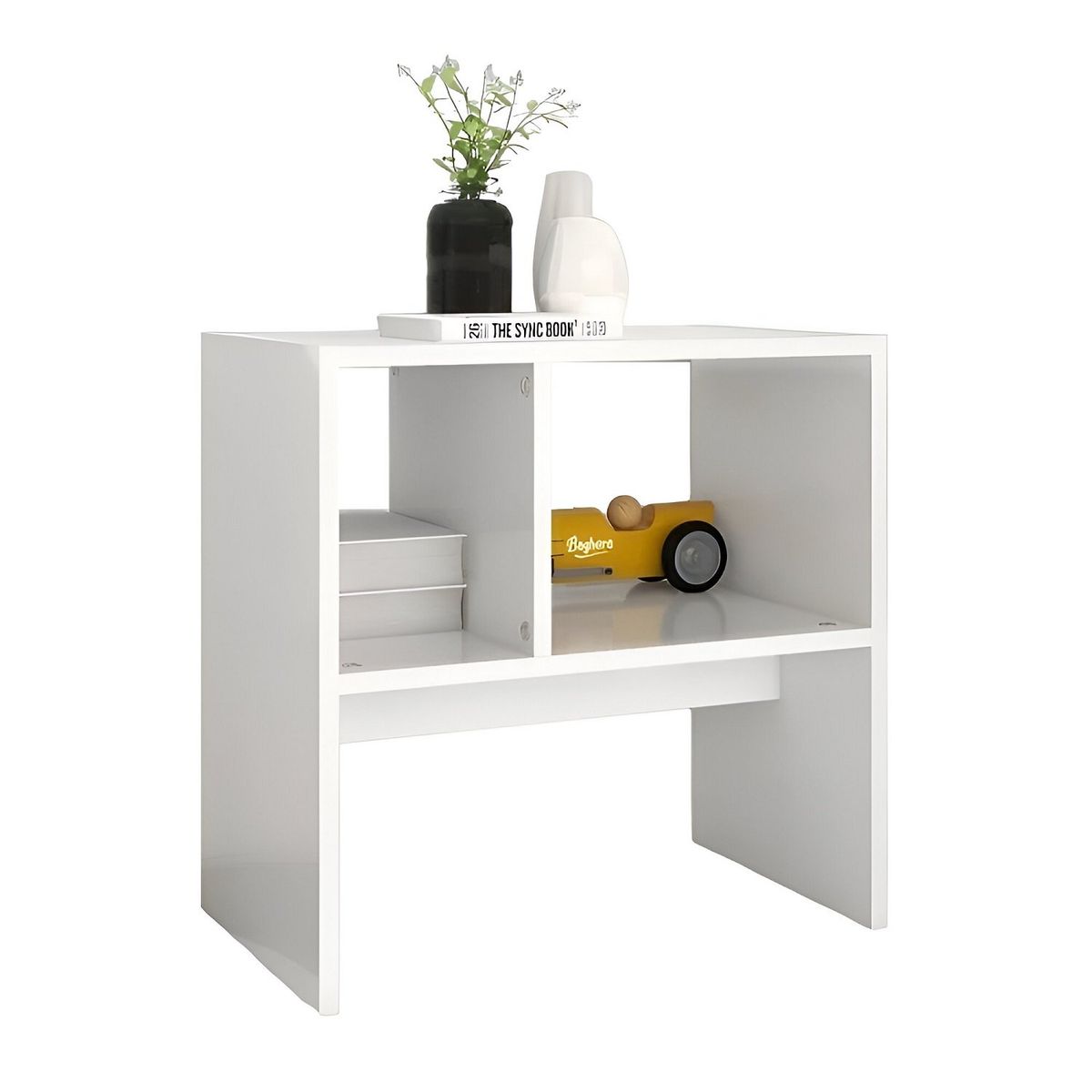 73 EXPERIENCE - Mesa Auxiliar Mulf Color Blanco 73 Experience