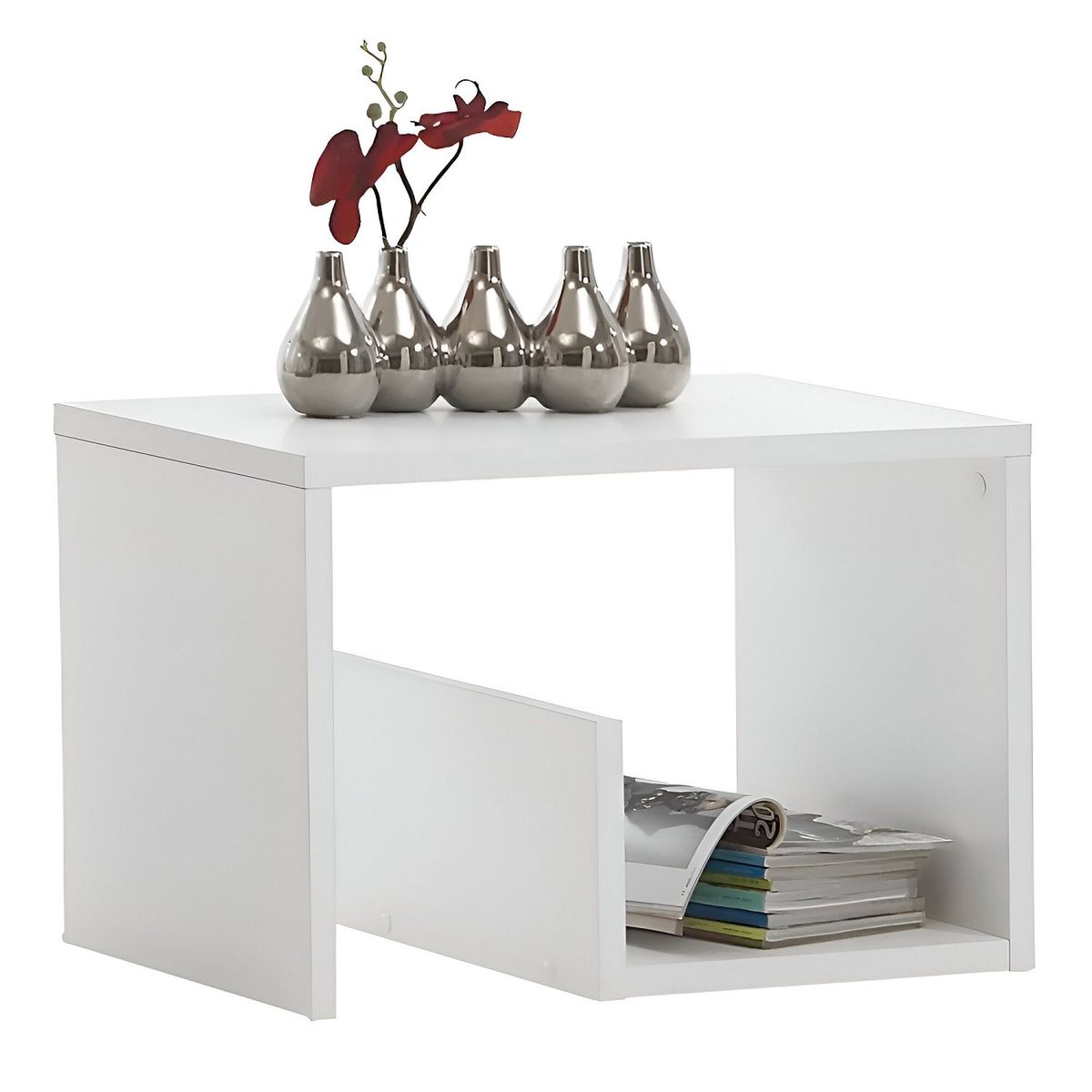 73 EXPERIENCE - Mesa Auxiliar Carili Color Blanco 73 Experience