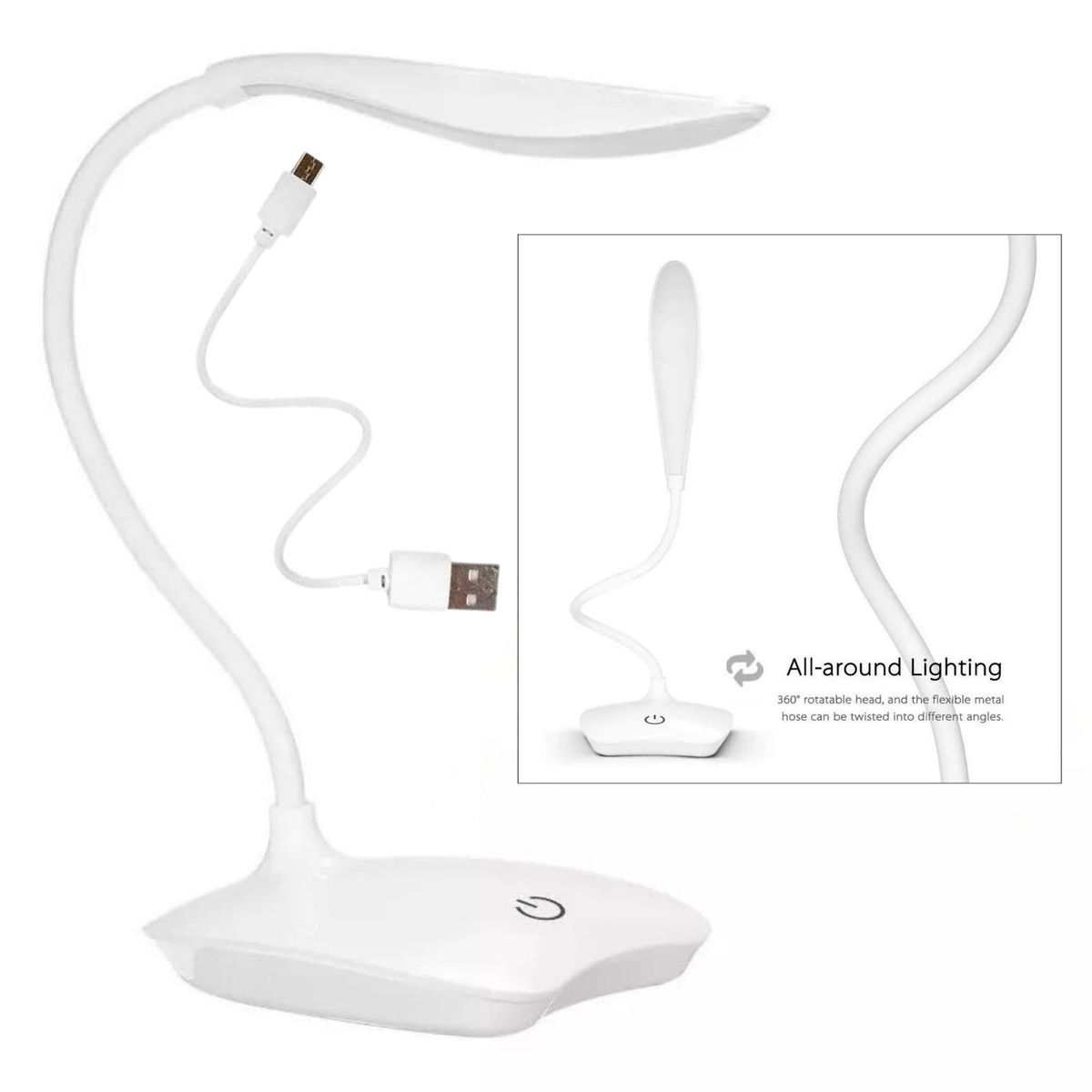 GENERICO - Lampara LED de escritorio ajustable