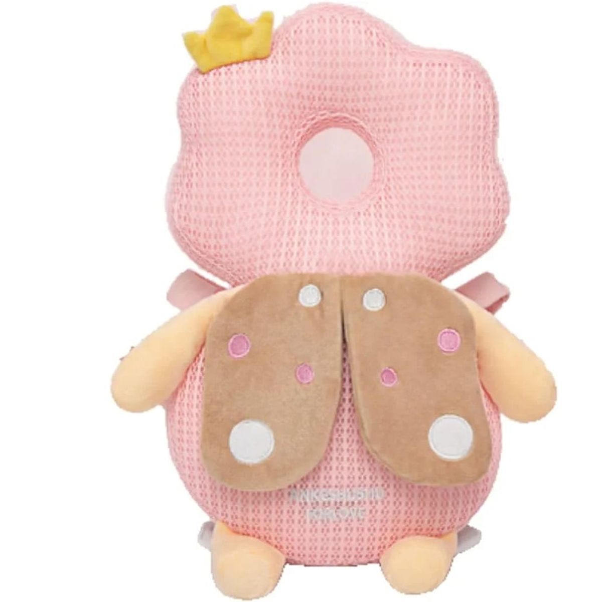 GENERICO - Mochila de Proteccion para Bebe Cabeza Espalda Rosado