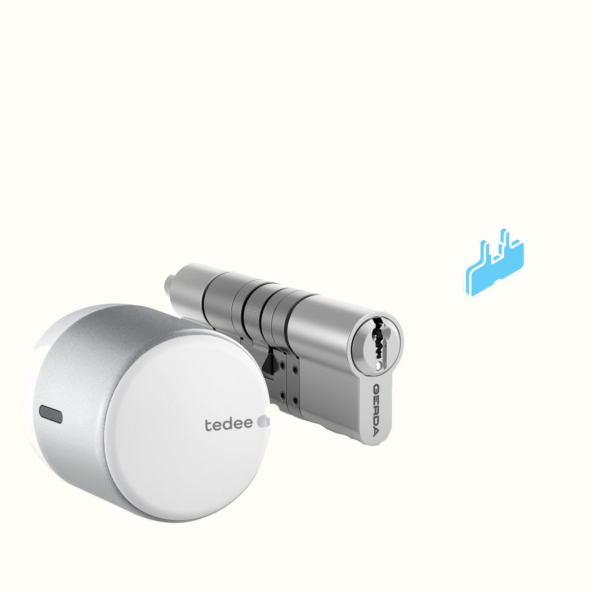 TEDEE - Cerradura Smart Bluetooth Tedee Go con Cilindro
