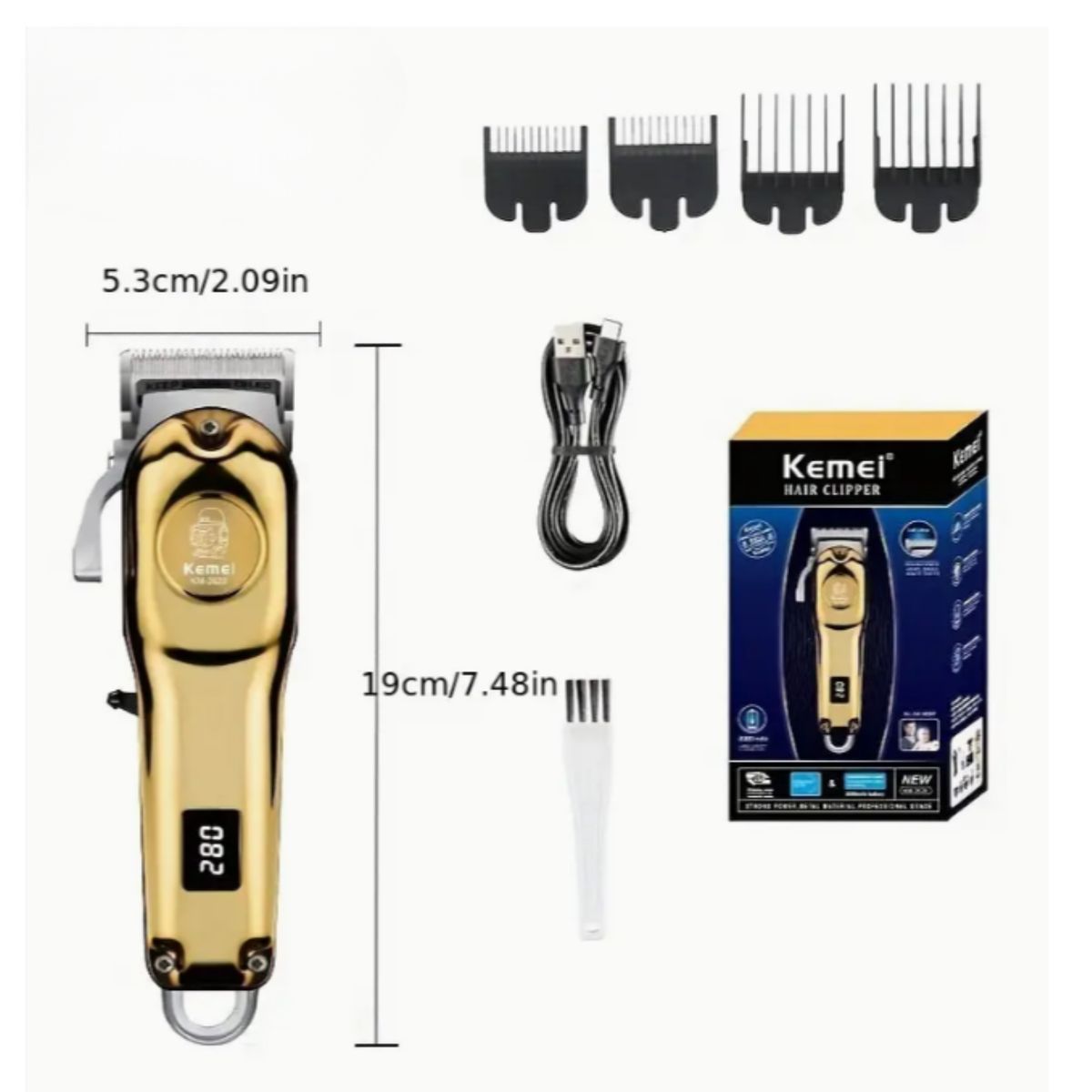 KEMEI - Kemei - Cortadora de Cabello Profesional KM - 2628