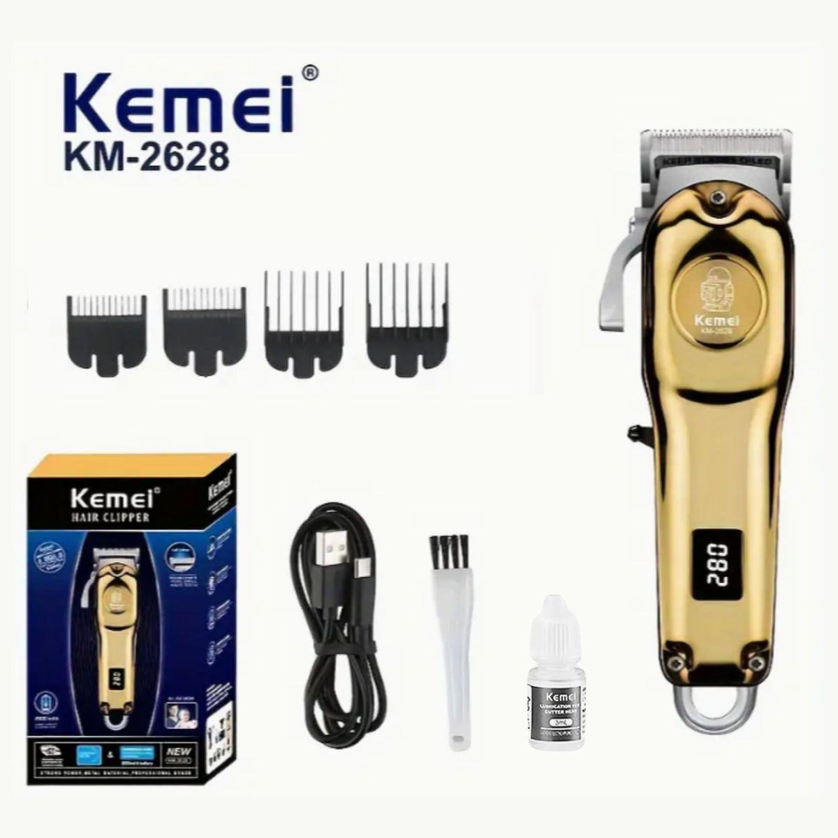 KEMEI - Cortadora de Cabello Profesional - KEMEI 2628