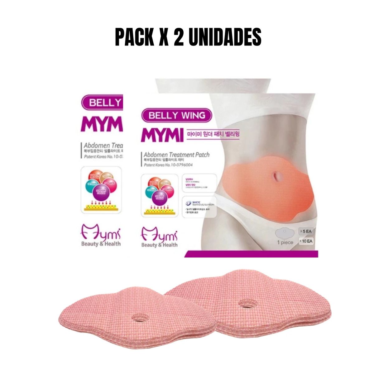 OEM - Parches adelgazantes MYMY WONDER PATCH X 2 Unidades