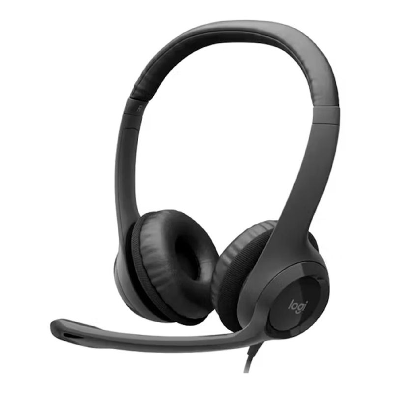 LOGITECH - Audífono Con Micrófono Logitech H390 Usb Cancelación De Ruido Negro